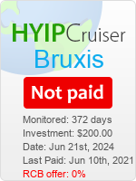 Bruxis details image on Hyip Cruiser