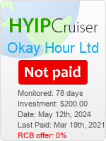 okhour details image on Hyip Cruiser