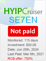 Se7en details image on Hyip Cruiser
