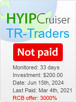 TR-Traders details image on Hyip Cruiser
