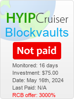 BlockVaults.io details image on Hyip Cruiser
