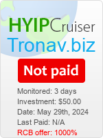 Tronav.biz details image on Hyip Cruiser