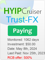 Trust - Fx details image on Hyip Cruiser