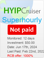 Superhourly details image on Hyip Cruiser