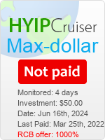 Max-dollar details image on Hyip Cruiser