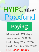 Poxxfund details image on Hyip Cruiser