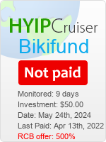 Bikifund details image on Hyip Cruiser