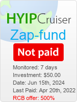 Zap-fund.cfd details image on Hyip Cruiser