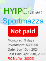 Sportmazza details image on Hyip Cruiser