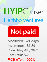 Henbbo.ventures details image on Hyip Cruiser