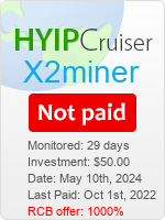 X2miner details image on Hyip Cruiser