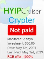 Crypter.pro details image on Hyip Cruiser